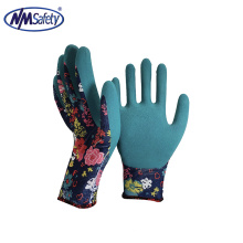 NMSAFETY  soft wear foam latex gardening gloves CE EN388 2131X